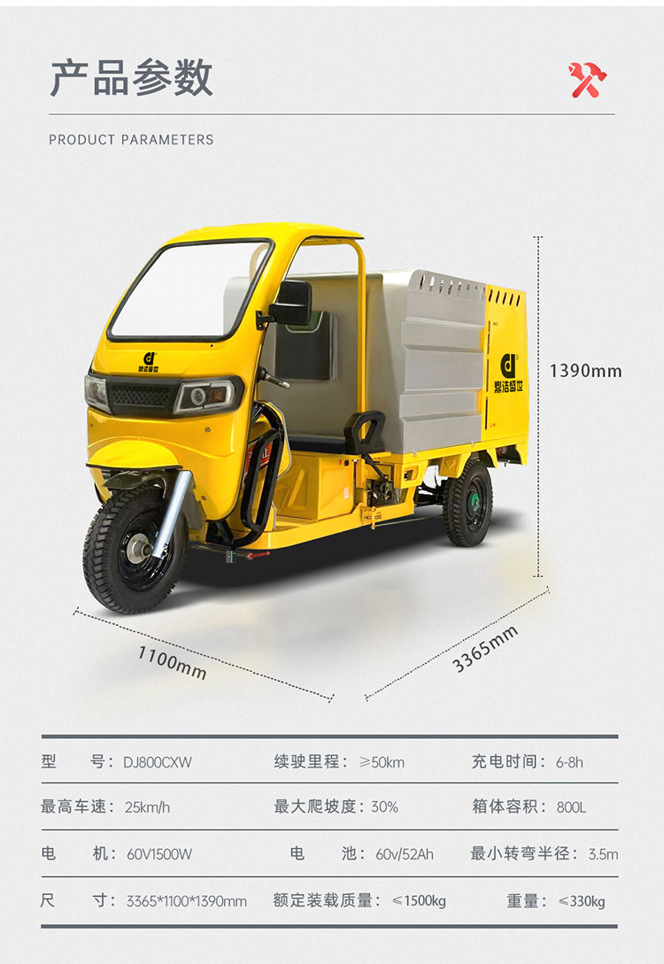 鼎潔盛世DJ800CXW電動高壓清洗車59